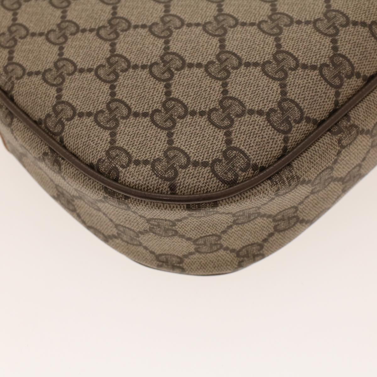 GUCCI GG Canvas Web Sherry Line Clutch Bag Beige Red Green 8901034 42098