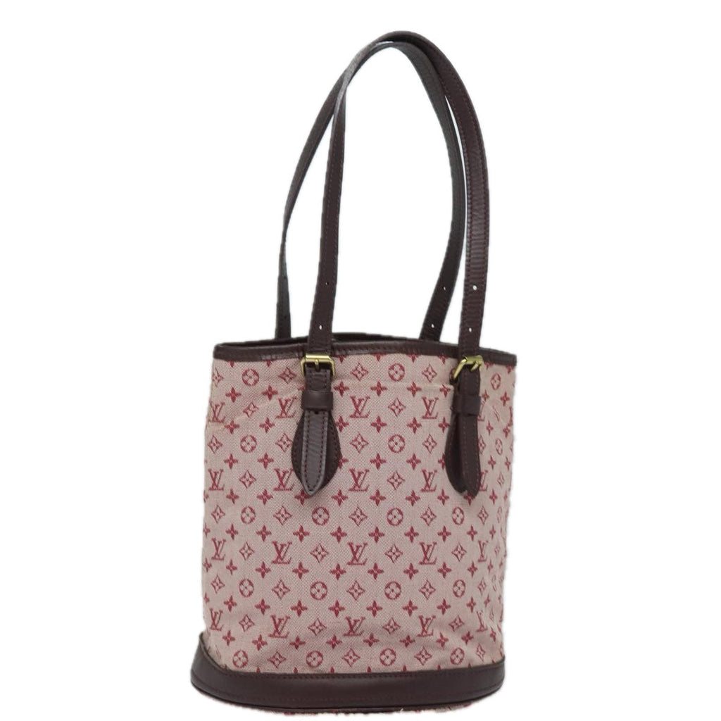 Louis Vuitton Monogram Mini Bucket Pm Shoulder Bag Cherry Lv
