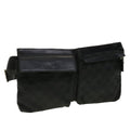 GUCCI GG Canvas Waist bag Black 28566 42100
