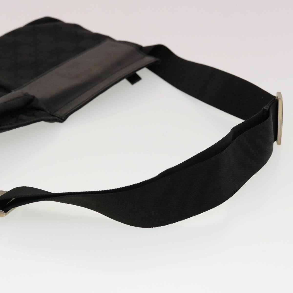 GUCCI GG Canvas Waist bag Black 28566 42100
