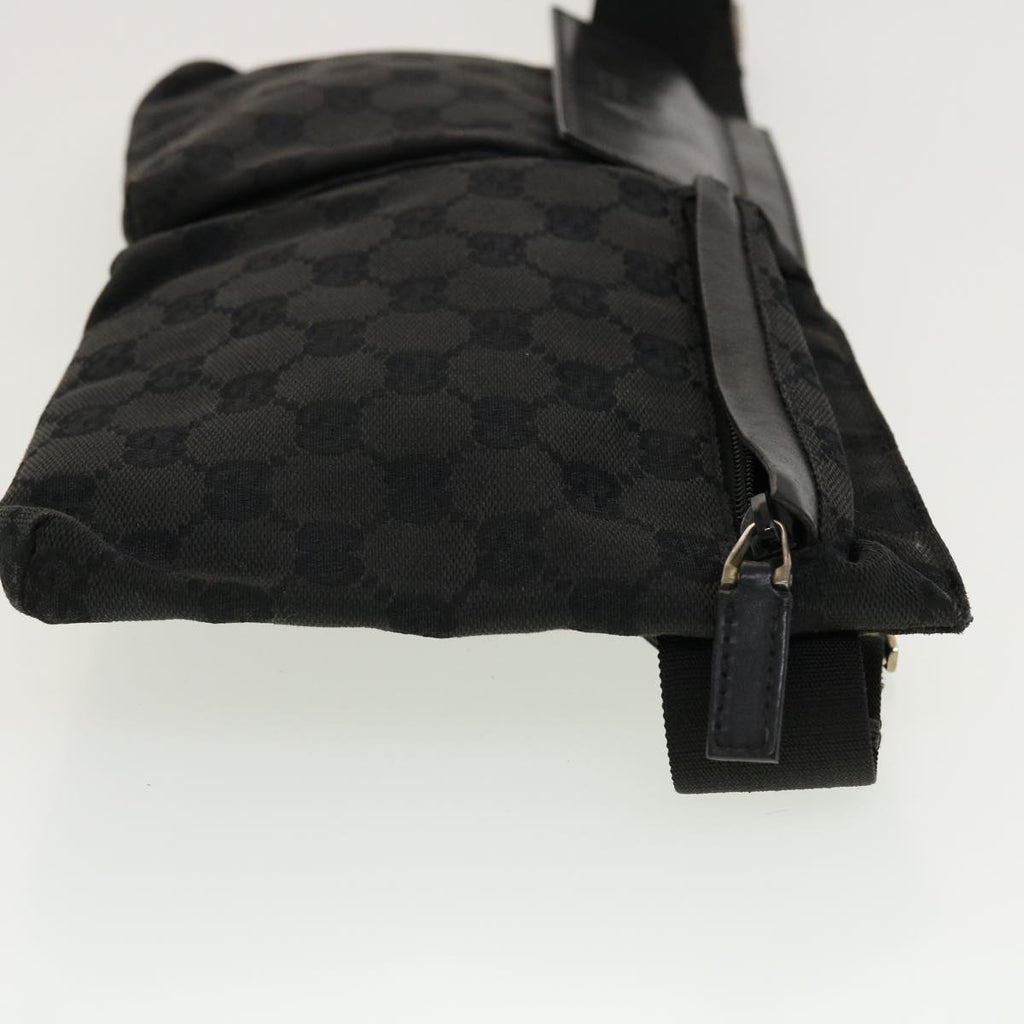 GUCCI GG Canvas Waist bag Black 28566 42100