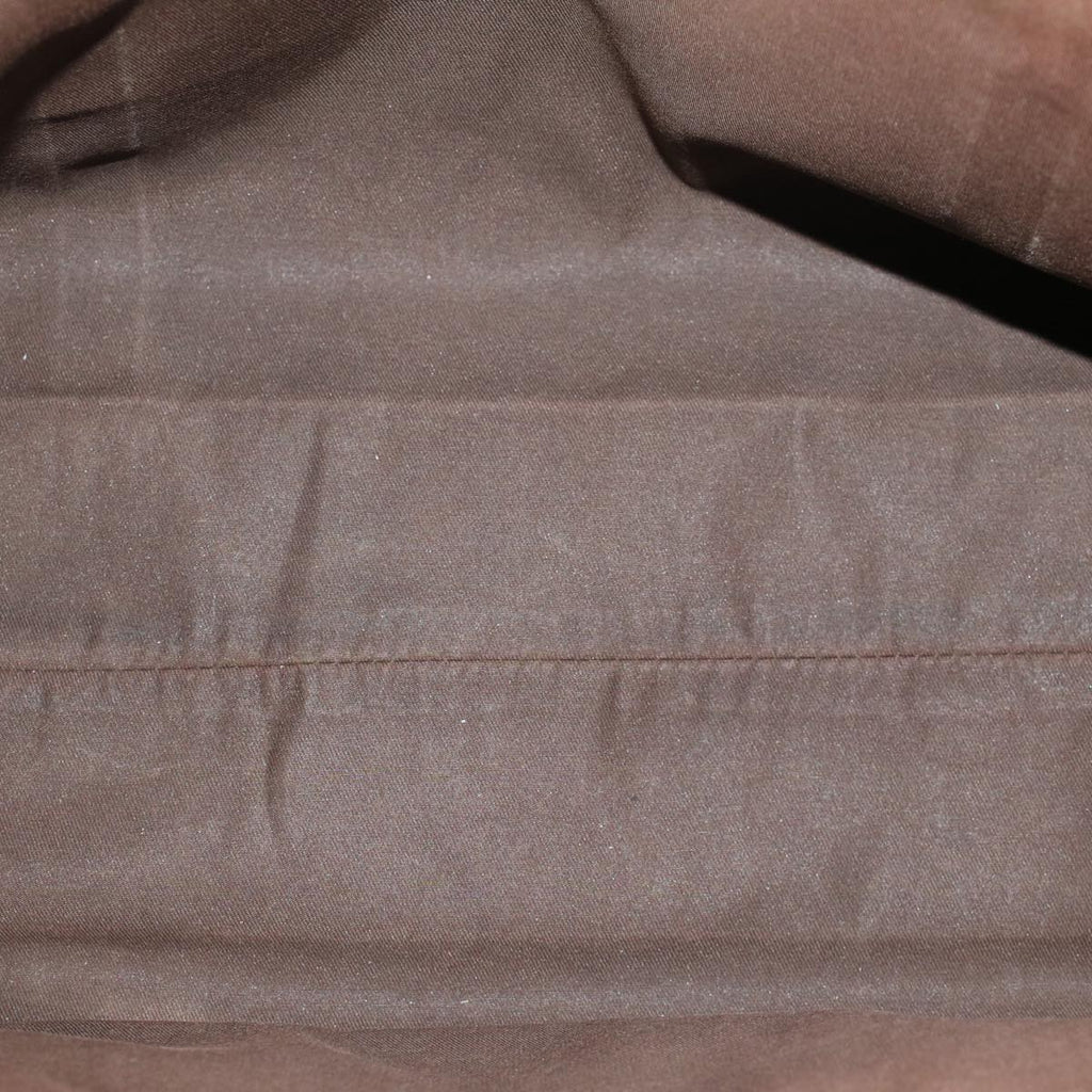 GUCCI GG Canvas Tote Bag PVC Leather Beige Green 42102