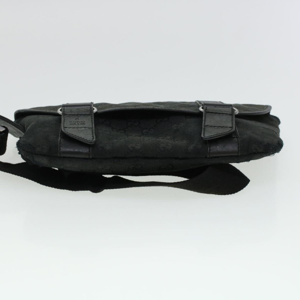 GUCCI GG Canvas Waist bag Black 145851 42185