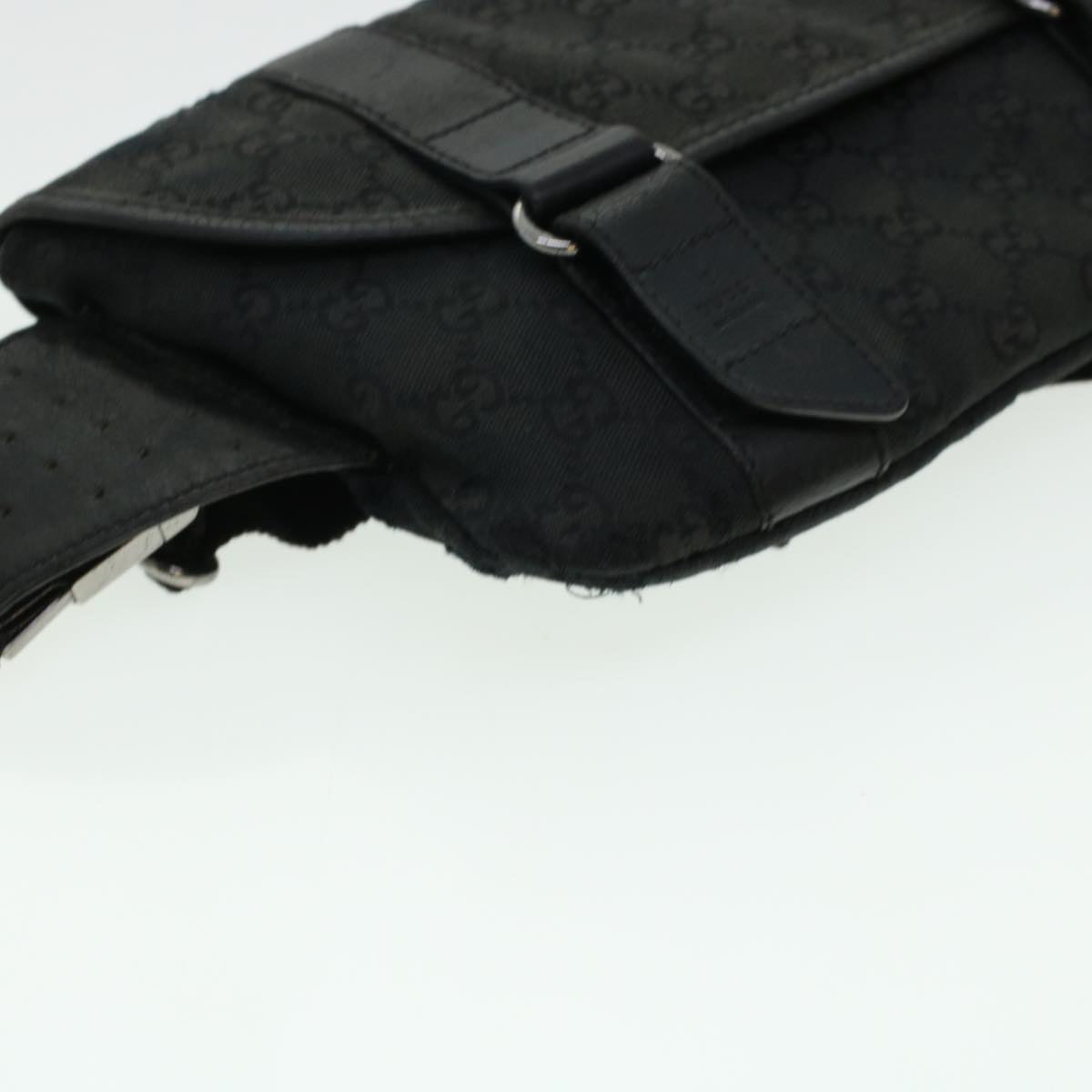 GUCCI GG Canvas Waist bag Black 145851 42185