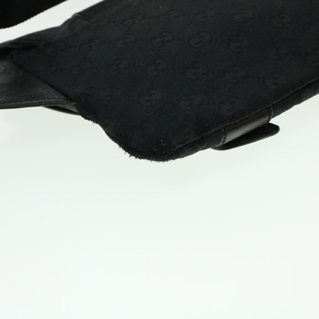 GUCCI GG Canvas Waist bag Black 145851 42185