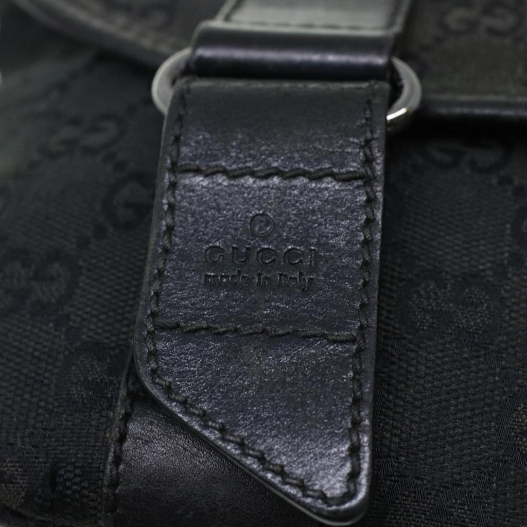 GUCCI GG Canvas Waist bag Black 145851 42185