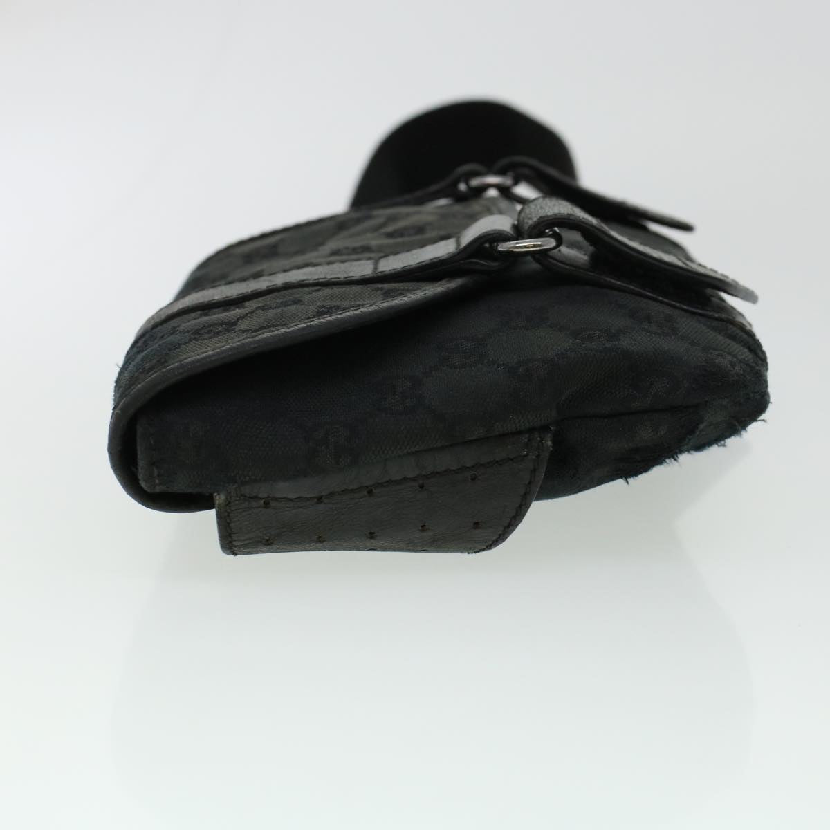 GUCCI GG Canvas Waist bag Black 145851 42185