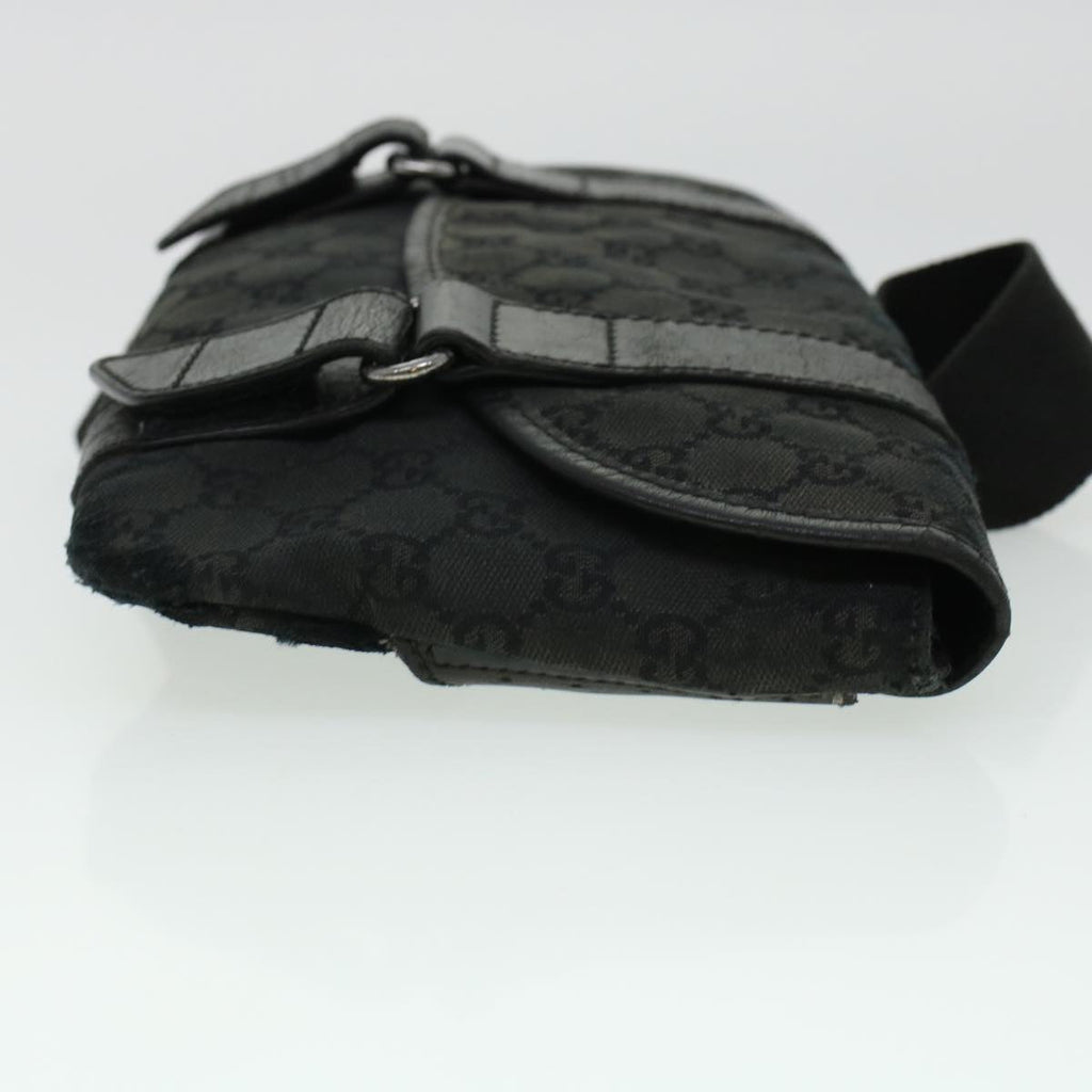 GUCCI GG Canvas Waist bag Black 145851 42185