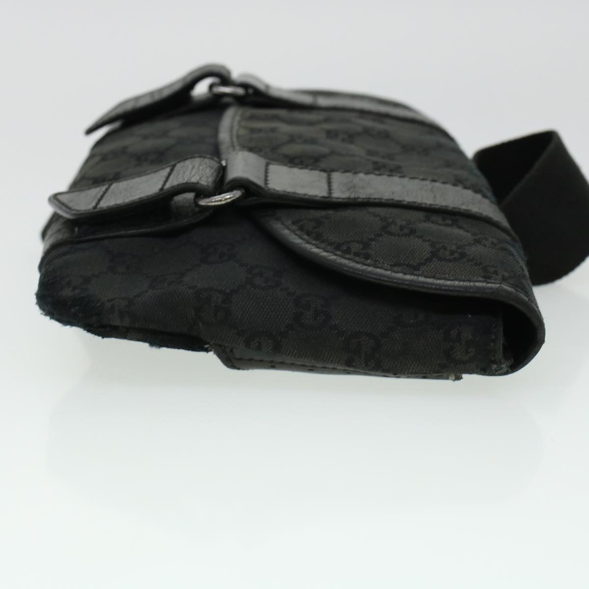 GUCCI GG Canvas Waist bag Black 145851 42185