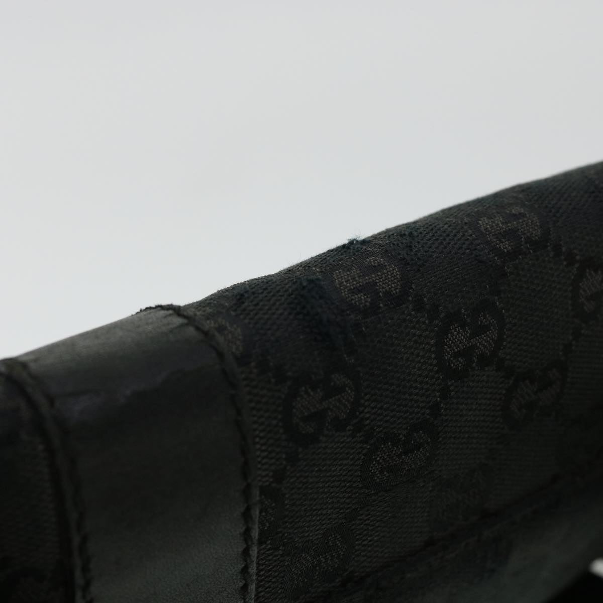 GUCCI GG Canvas Waist bag Black 145851 42185