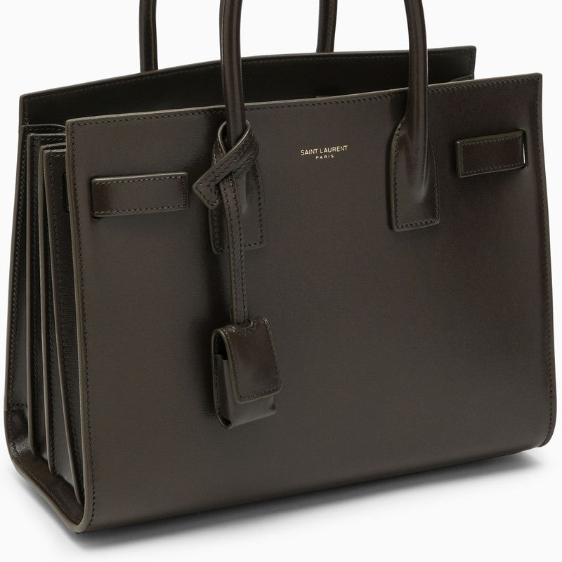 Saint Laurent Light Musk Leather Baby Sac De Jour Bag Women