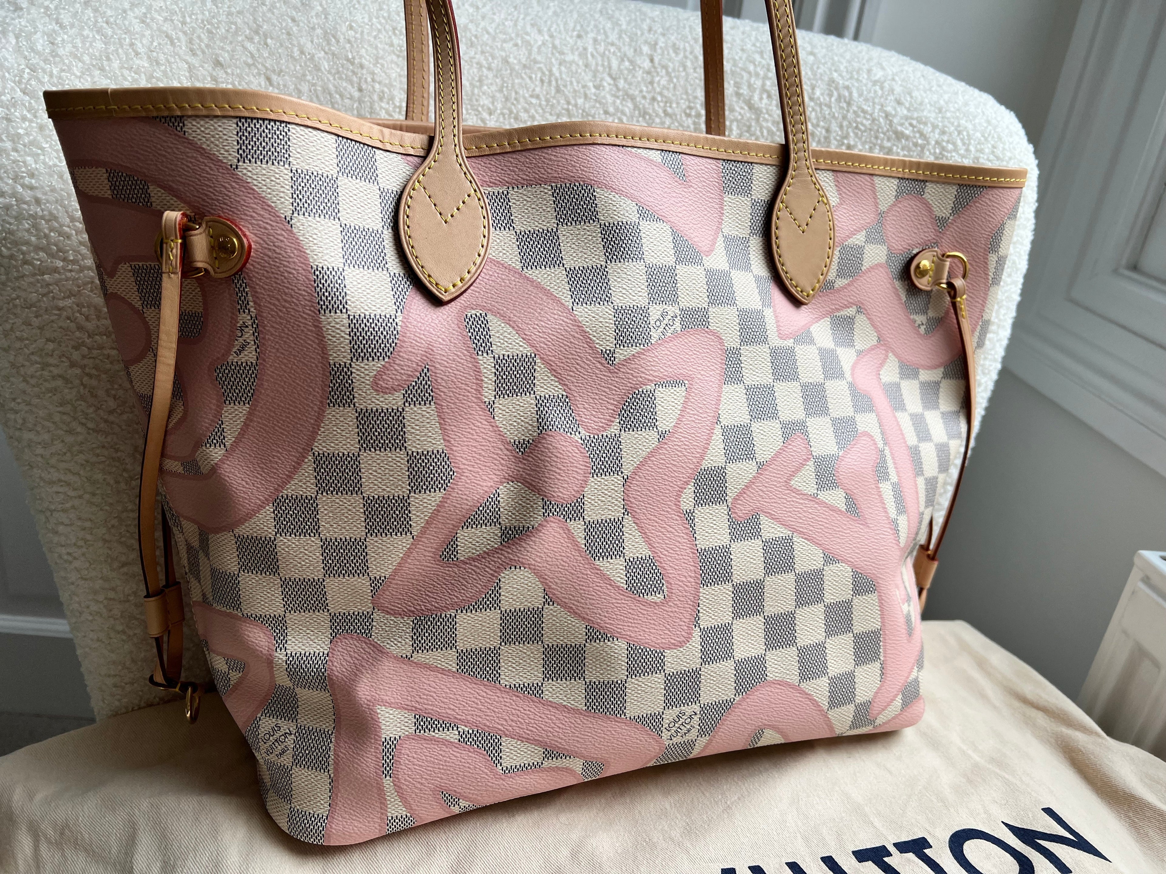 Louis Vuitton Neverfull MM Tahitienne Damier Azur Limited Edition