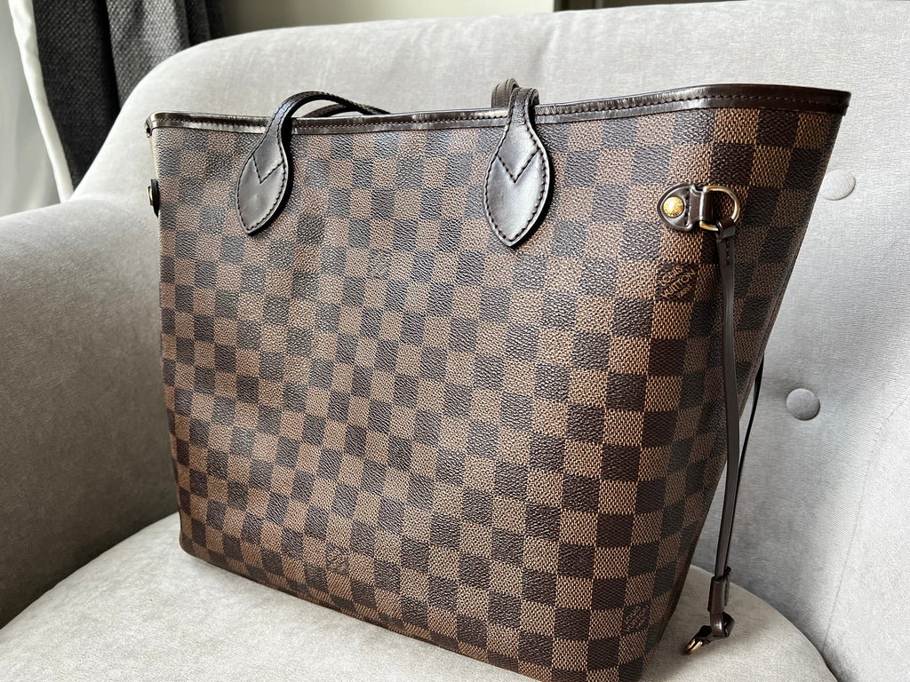 Louis Vuitton Neverfull MM Damier Ebene Cherry Interior (RRP £1,410)