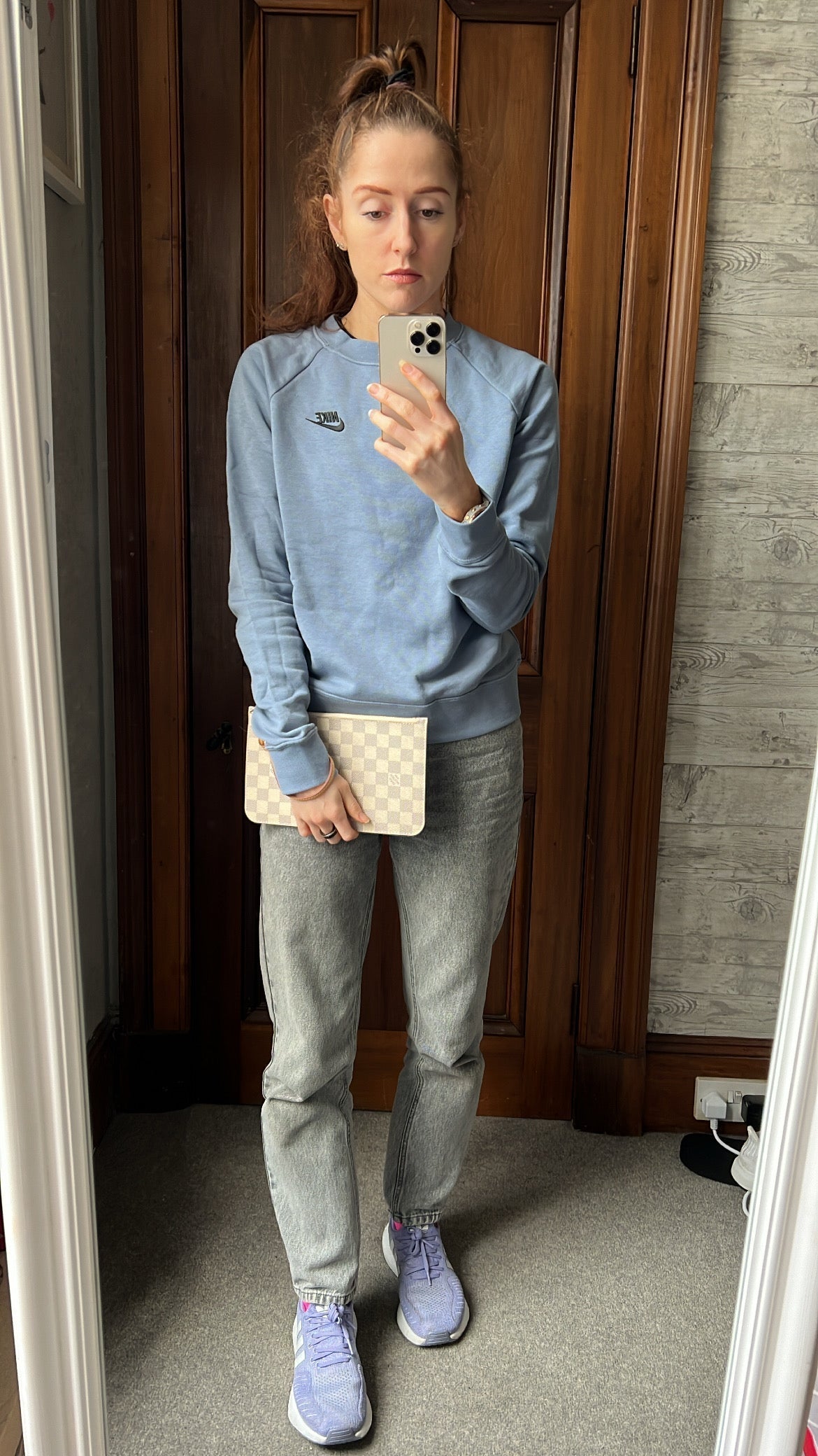 Louis Vuitton Pouch (from Neverfull MM) in Damier Azur