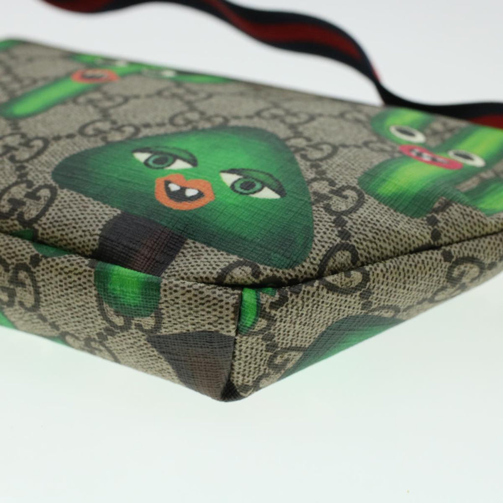 GUCCI GG Canvas Sherry Line Children Cactus Waist bag Beige 502095 42432A