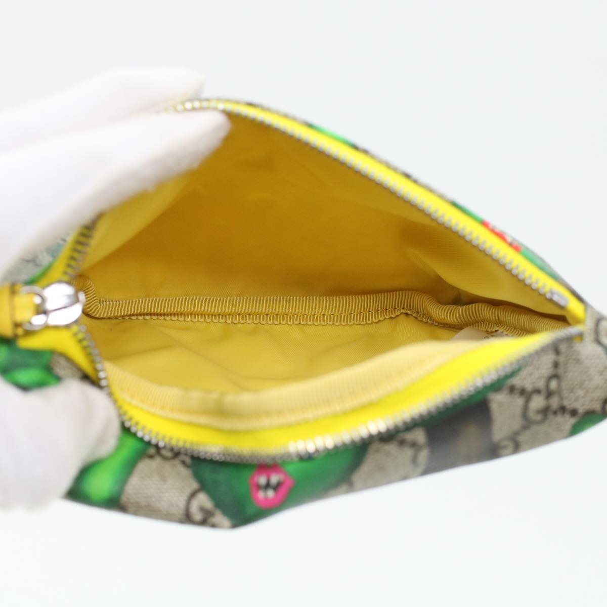 GUCCI GG Canvas Sherry Line Children Cactus Waist bag Beige 502095 42432A