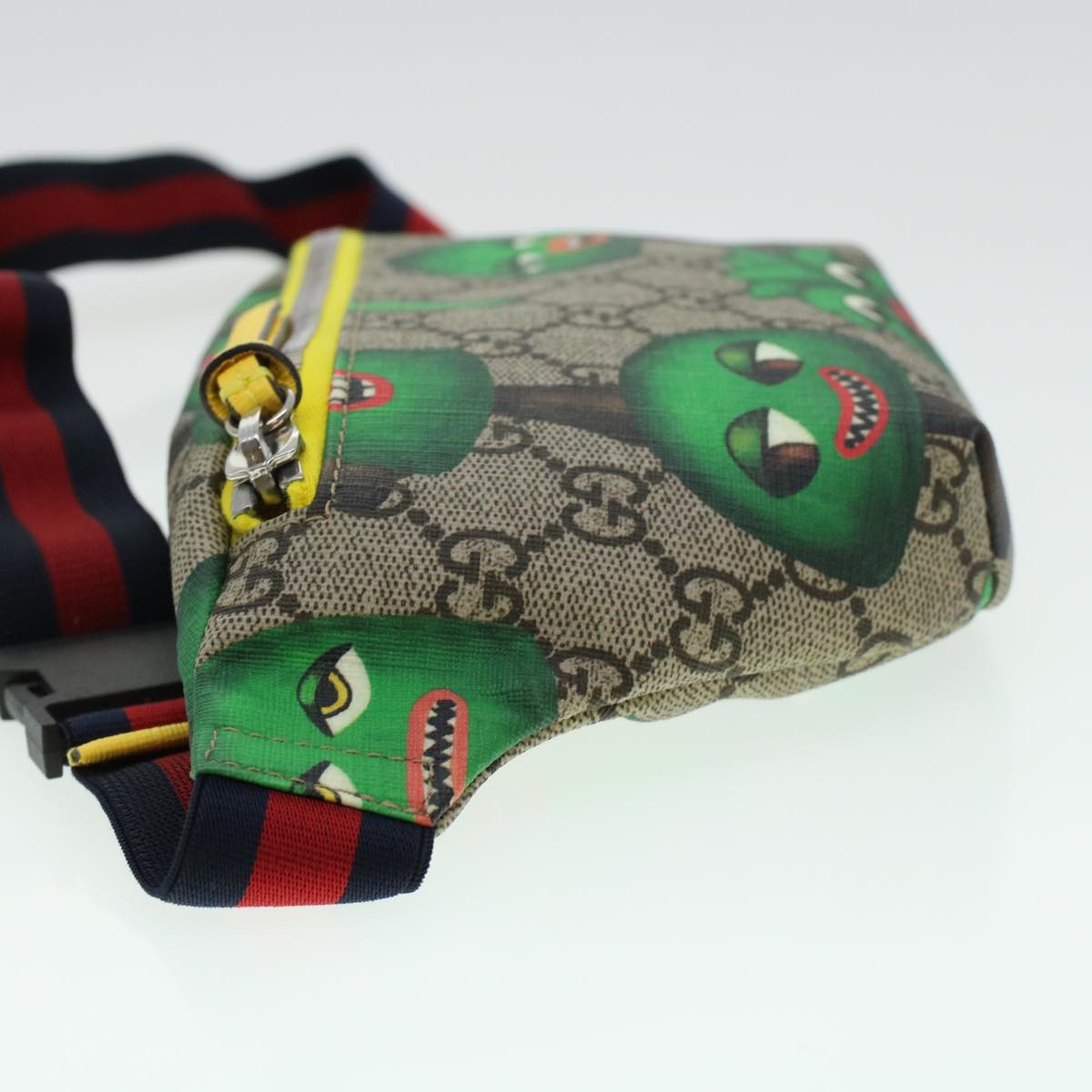 GUCCI GG Canvas Sherry Line Children Cactus Waist bag Beige 502095 42432A