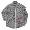 Louis Vuitton 23SS Infinity Printed   S Size White X Black Cotton Tops Zip-Up Light  Apparel Dress Mens