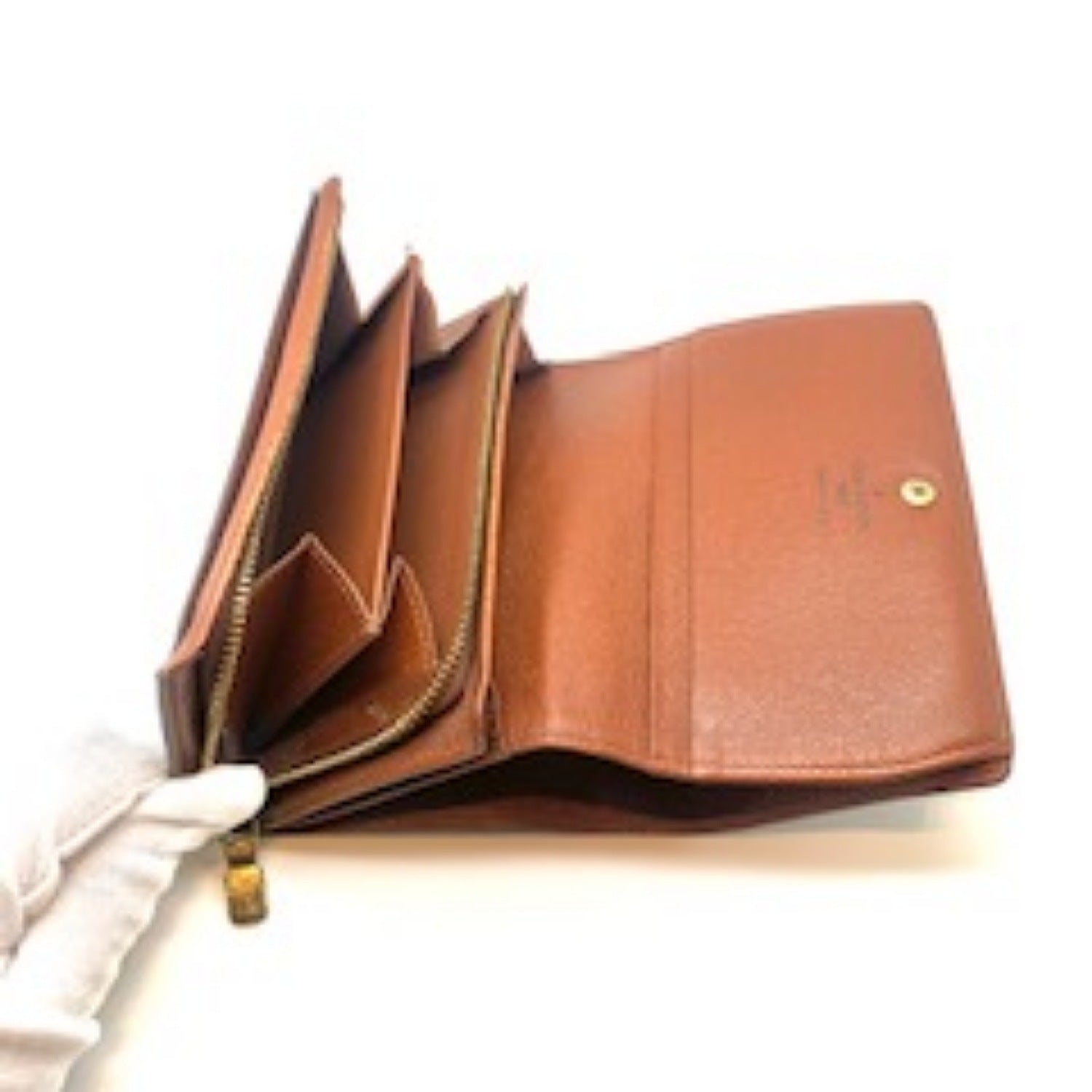 Louis Vuitton Monogram Porte Monnaie Tresor Wallet
