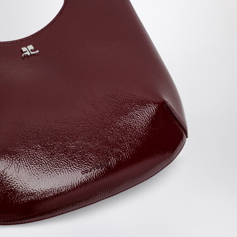 HOLY NAPLAK LEATHER BAG BURGUNDY