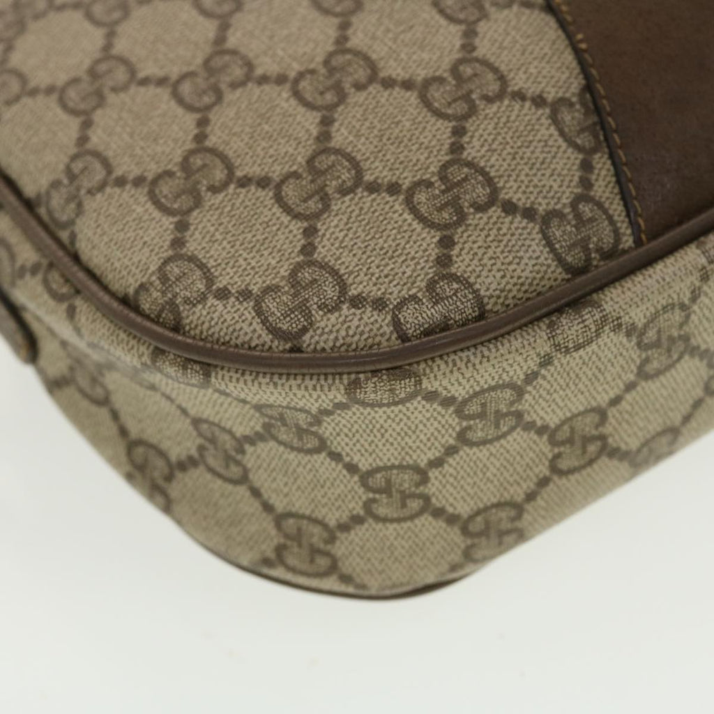 GUCCI GG Canvas Web Sherry Line Clutch Bag Beige Red Green 8901034 42585