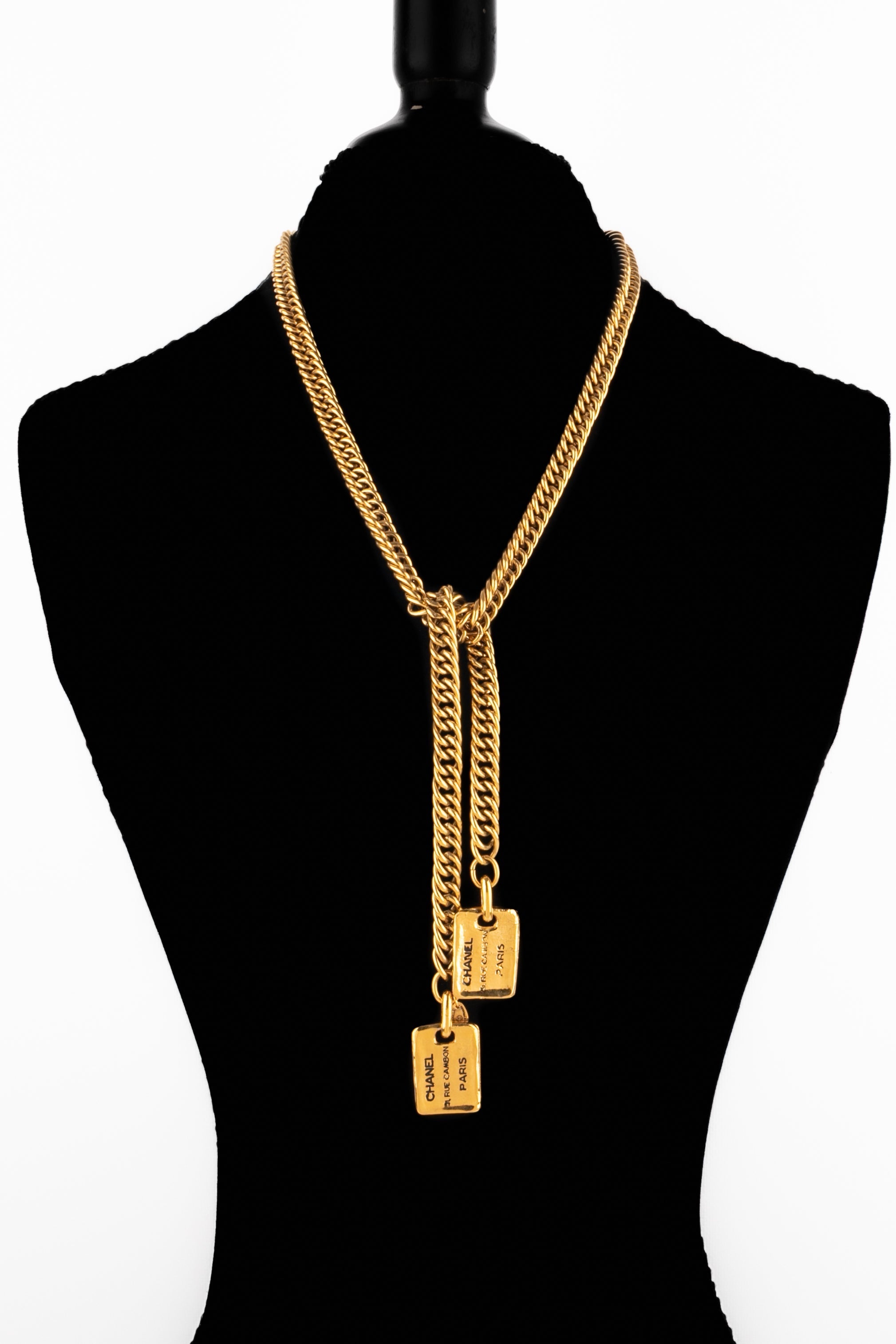 Collier cravate Chanel