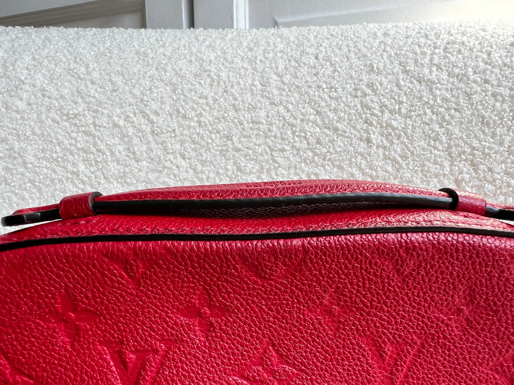 Louis Vuitton Saintonge Red Empreinte (RRP £1520)