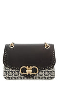 Ferragamo Leather and Gianicci Monogram Handbag & Wallet Set