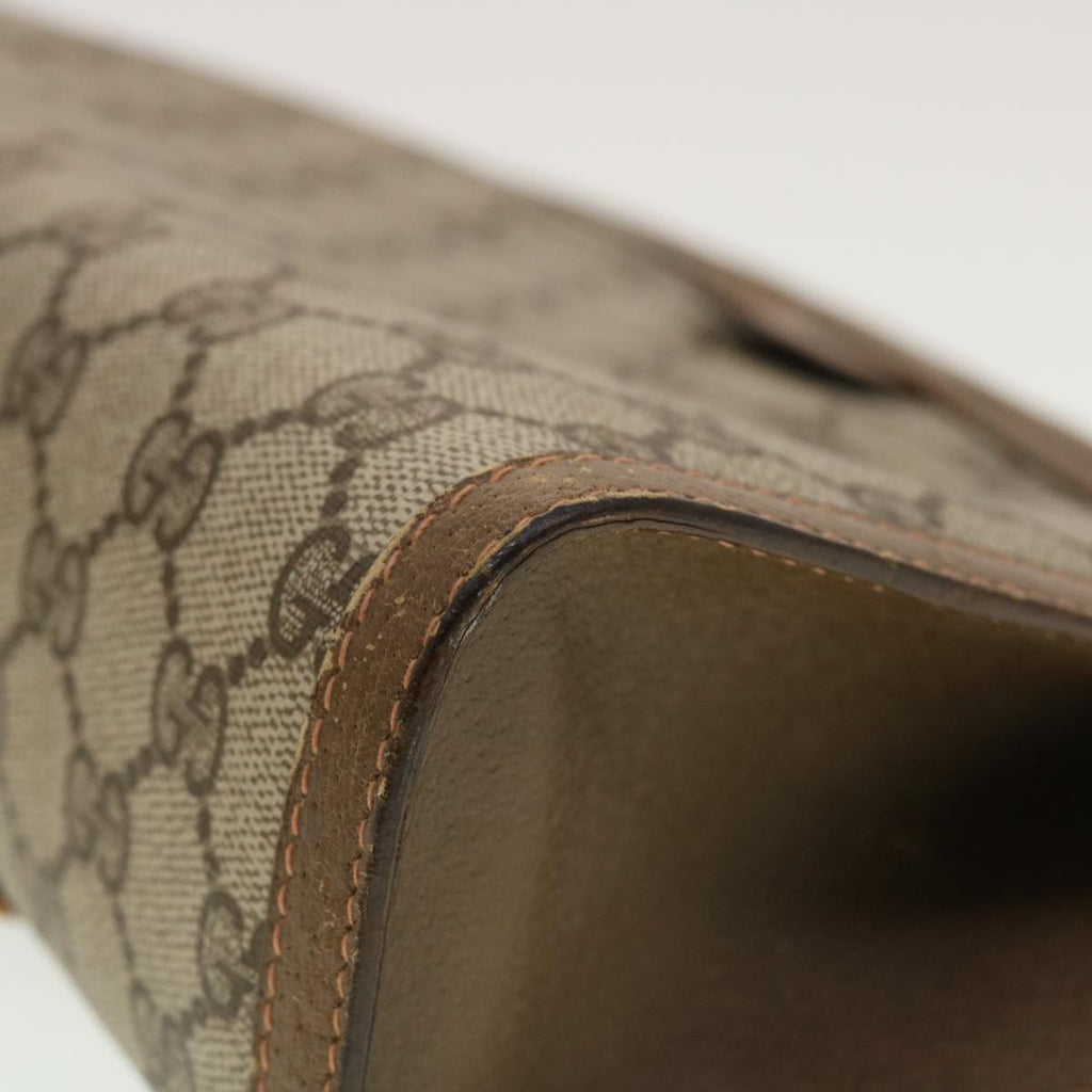 GUCCI GG Canvas Web Sherry Line Clutch Bag Beige Red Green 8901033 42746