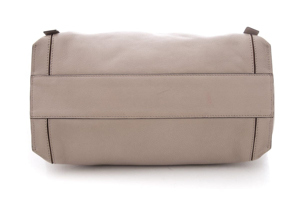 Chloe Beige & Brown Leather & Suede Milo Tote