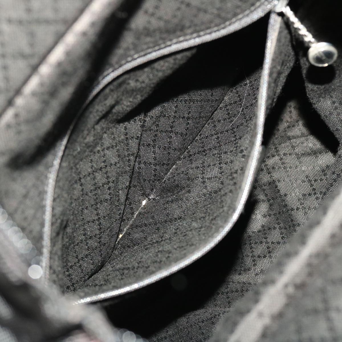 GUCCI Bamboo Hand Bag Nylon 2way Black 002.2122.0506 42767