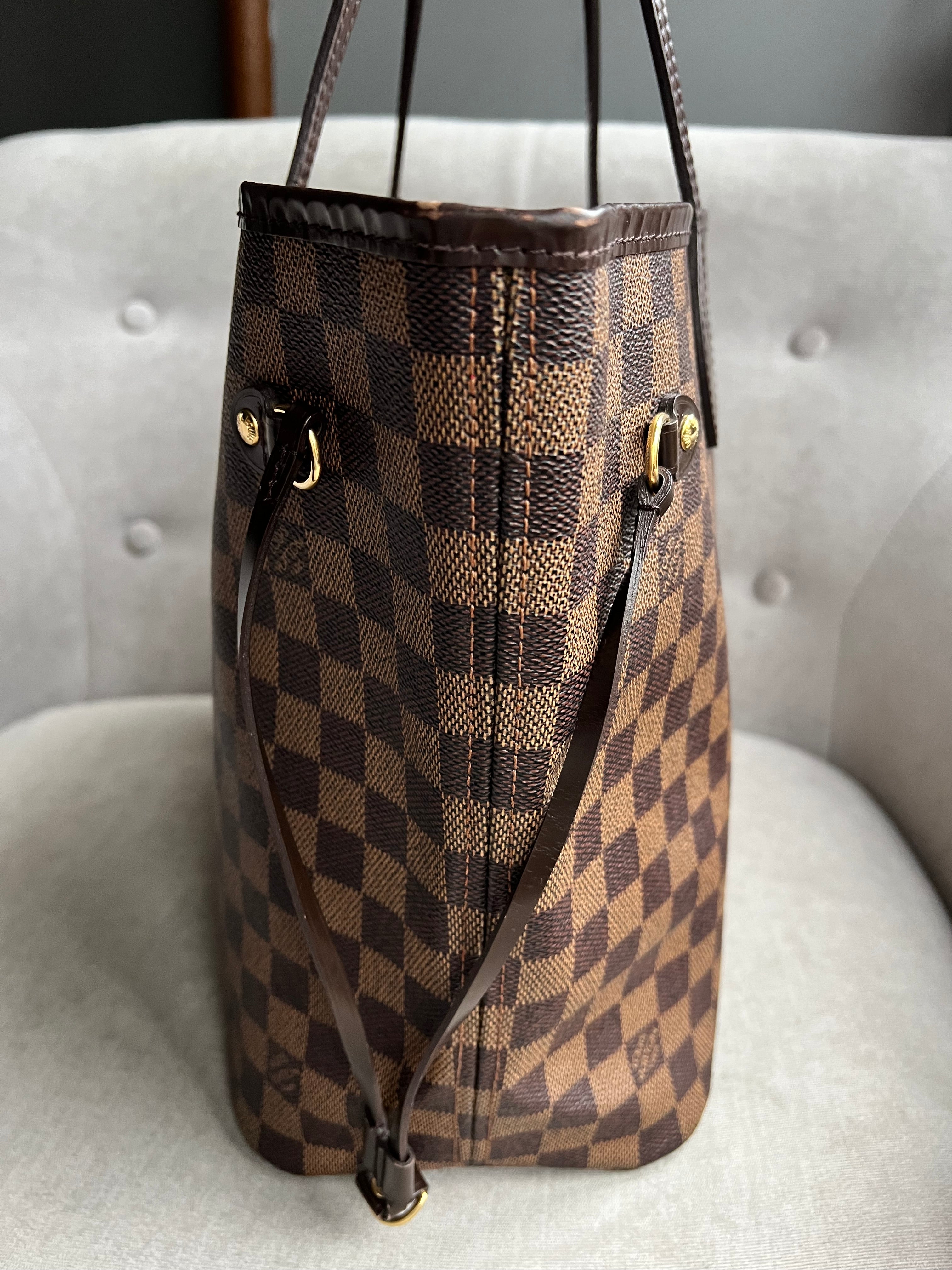Louis Vuitton Neverfull MM Damier Ebene Cherry Interior (RRP £1410)