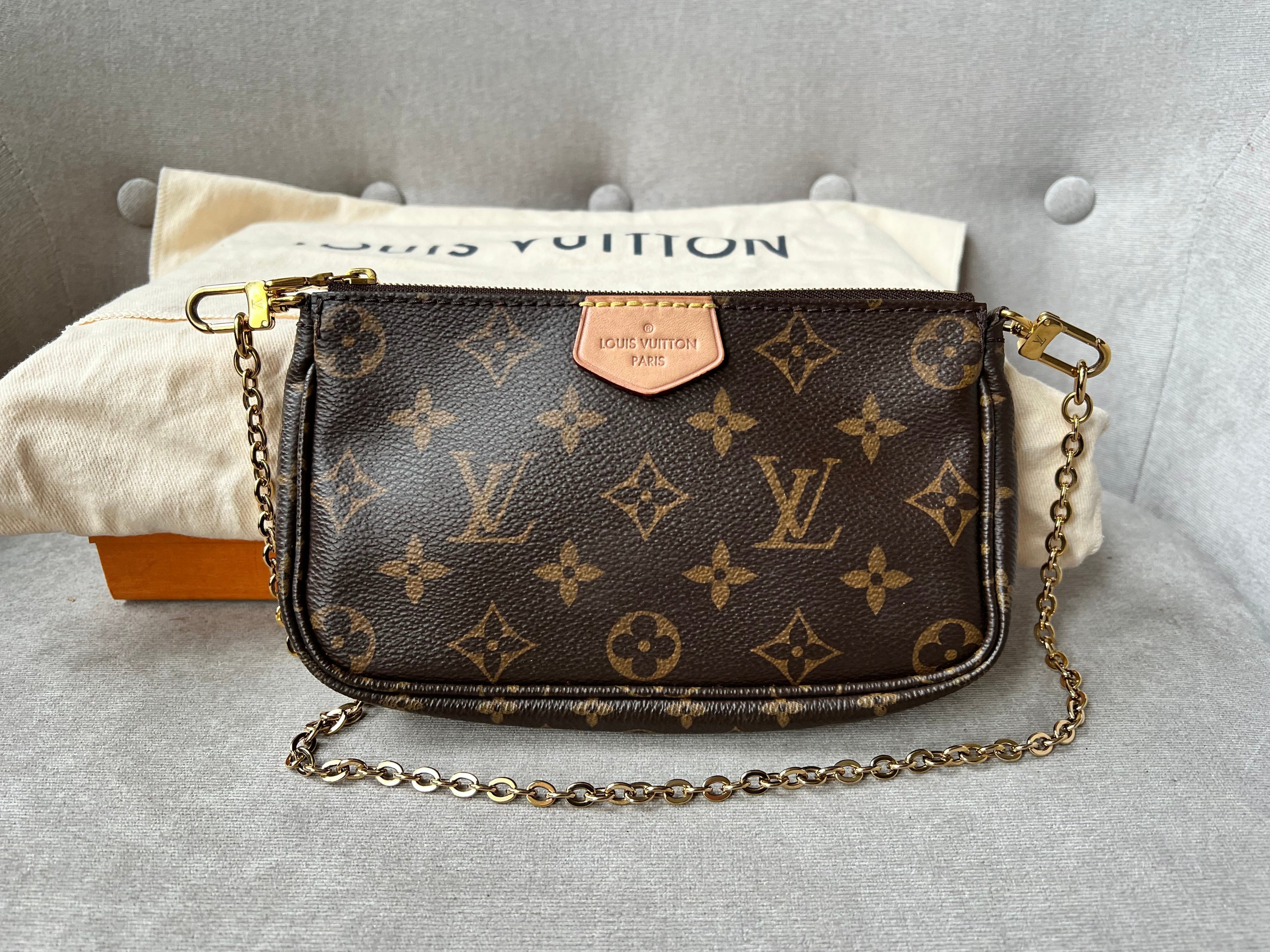 Louis Vuitton Multi Pochette Accessoires Khaki (RRP £1970)