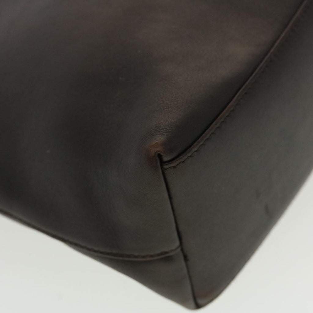 GUCCI Shoulder Bag Leather Black 0013244 42833