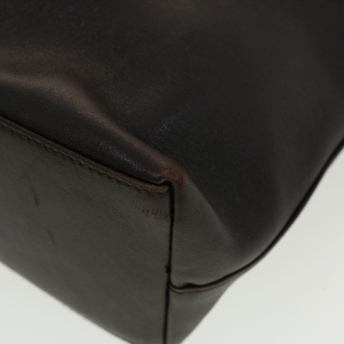 GUCCI Shoulder Bag Leather Black 0013244 42833