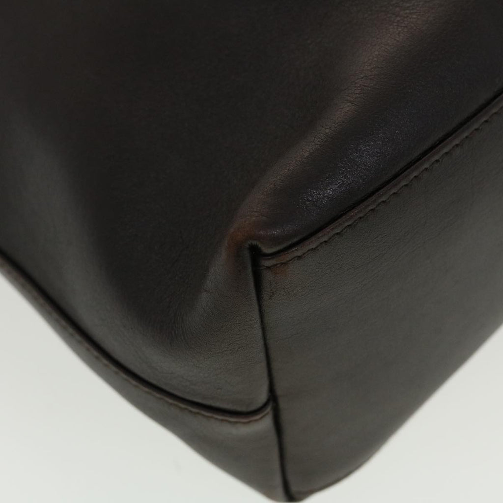 GUCCI Shoulder Bag Leather Black 0013244 42833