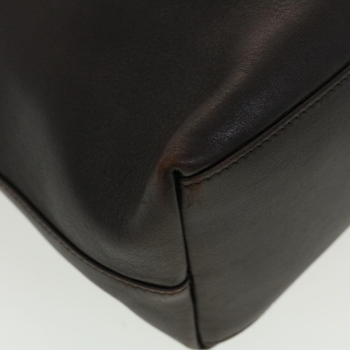 GUCCI Shoulder Bag Leather Black 0013244 42833