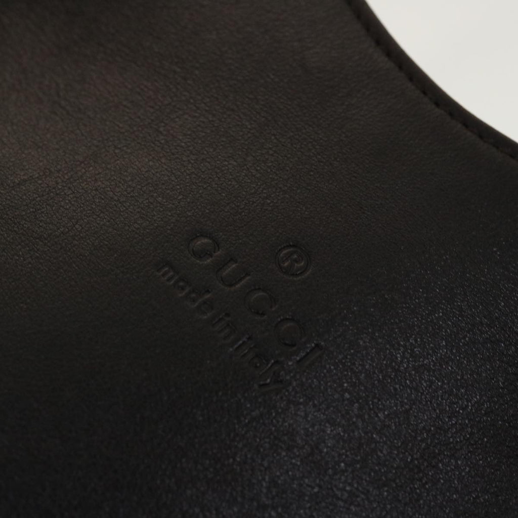GUCCI Shoulder Bag Leather Black 0013244 42833