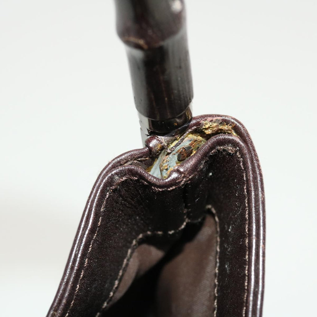 GUCCI Shoulder Bag Leather Black 0013244 42833