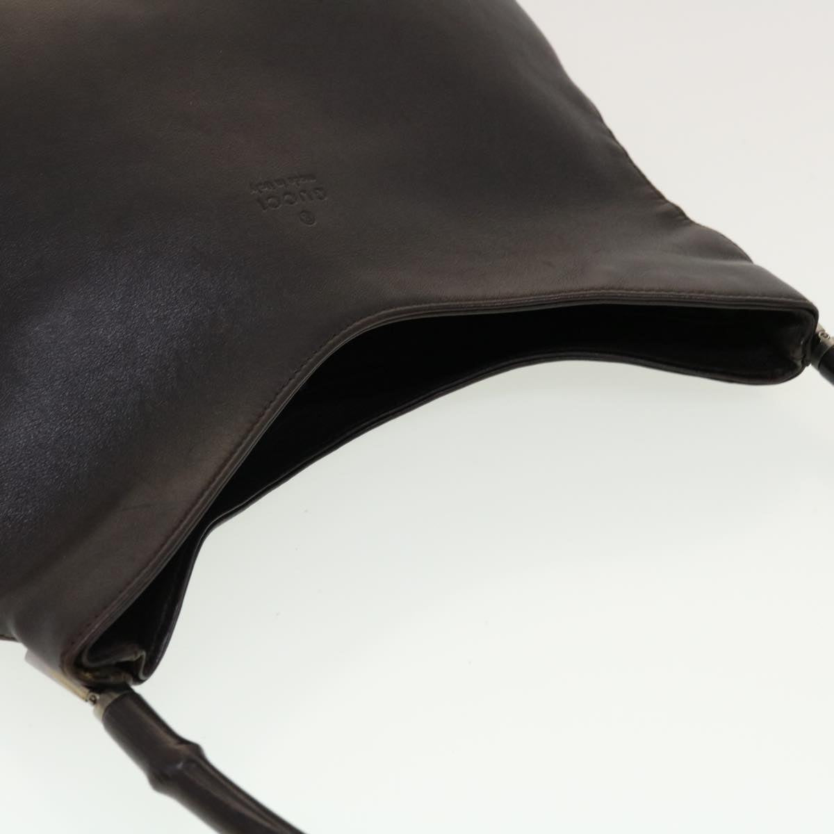 GUCCI Shoulder Bag Leather Black 0013244 42833