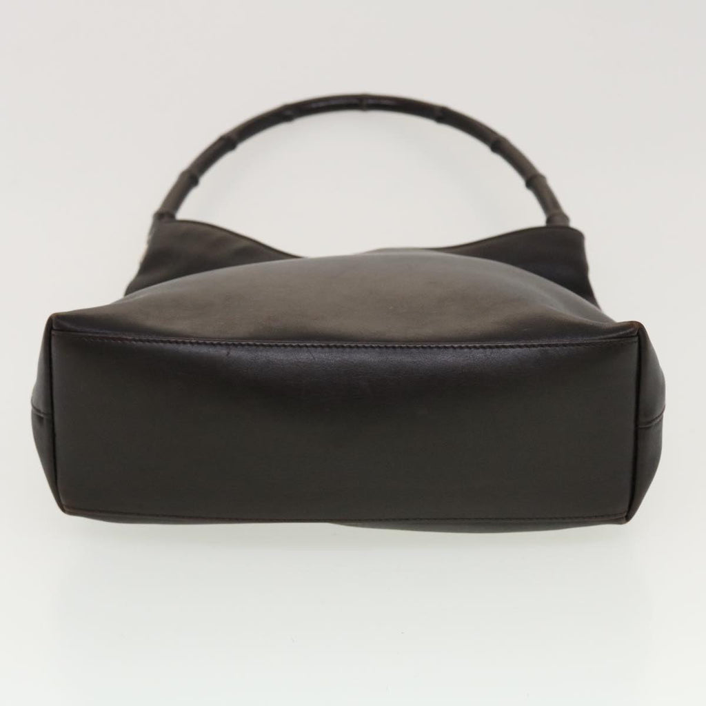 GUCCI Shoulder Bag Leather Black 0013244 42833