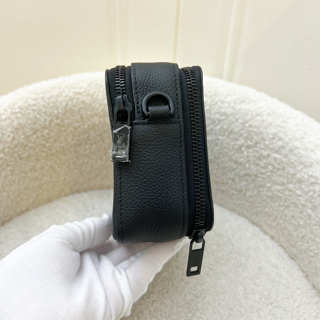 LV Alpha Wearable Wallet in Black Calf Leather and BHW