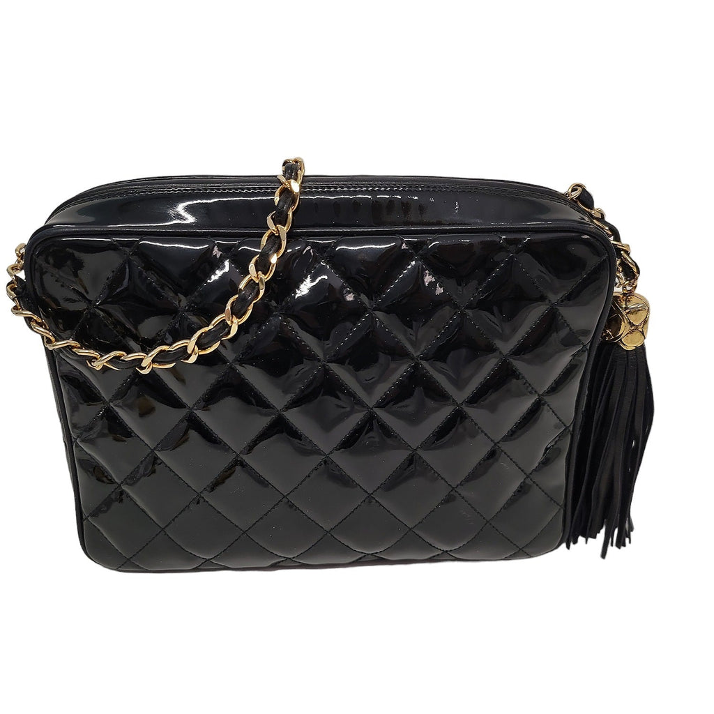 Chanel Vintage Patent Leather Crossbody Bag
