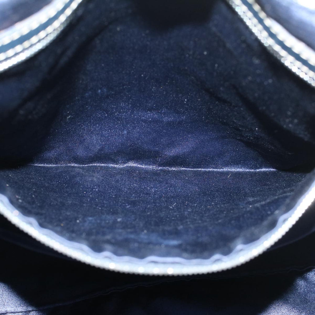FENDI Zucchino Canvas Hand Bag Navy 42994