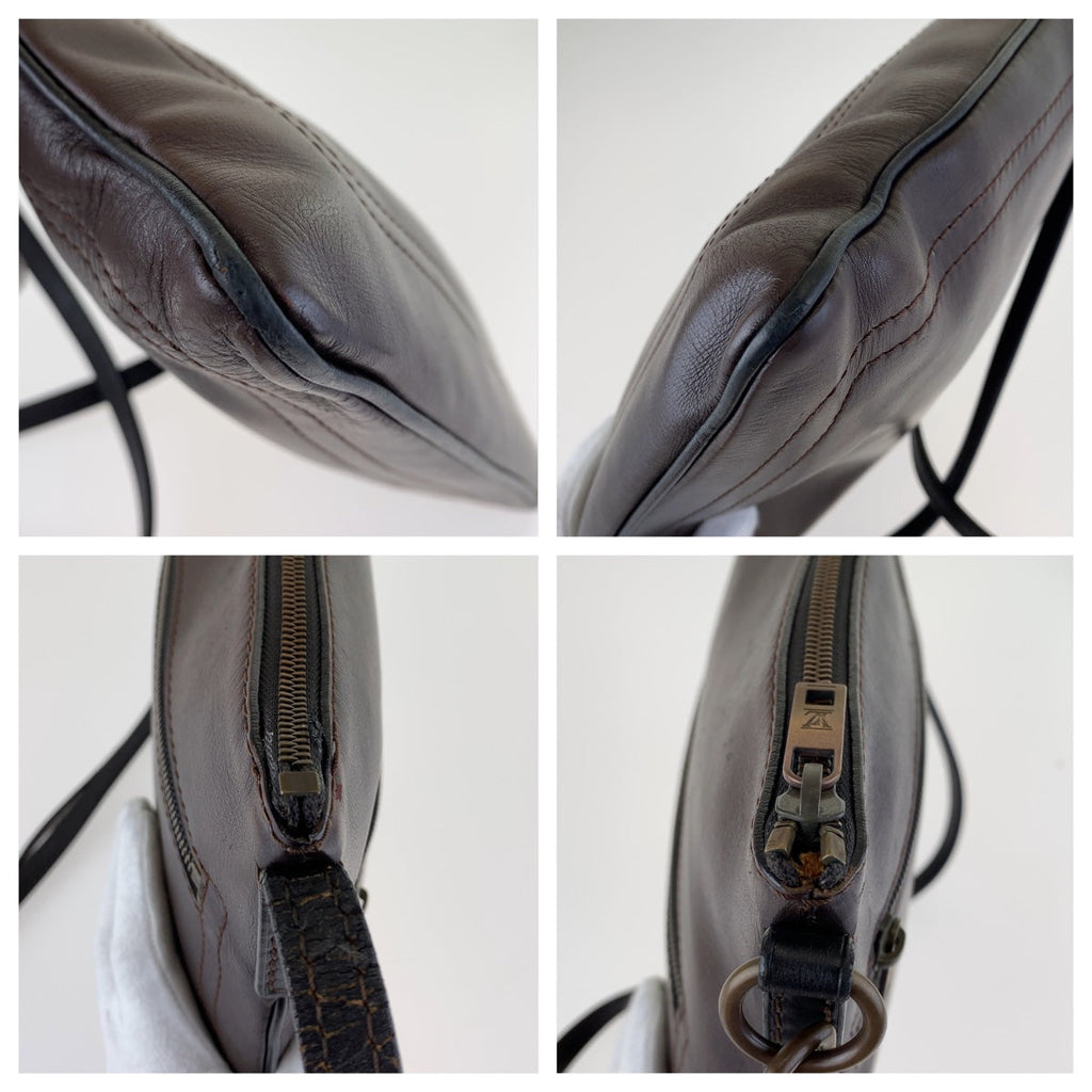 Louis Vuitton Leather Sac Plat Messenger Bag