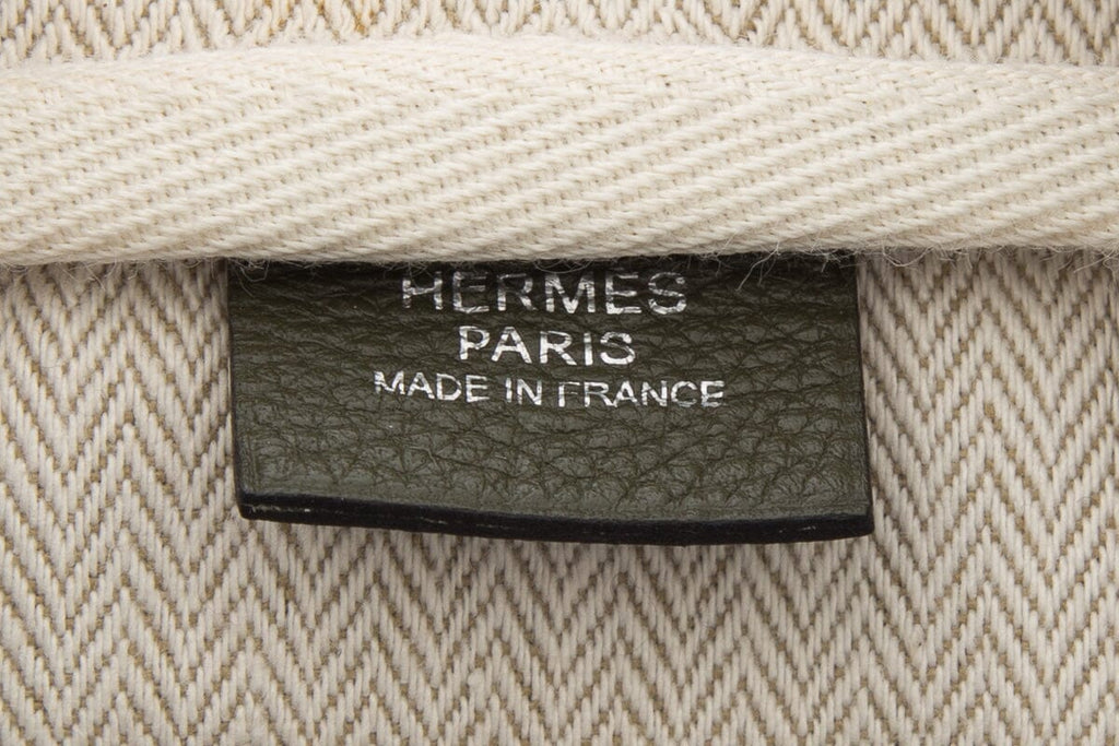 HermÃƒÆ’Ã‚Â¨s Green Victoria II Travel Handbag