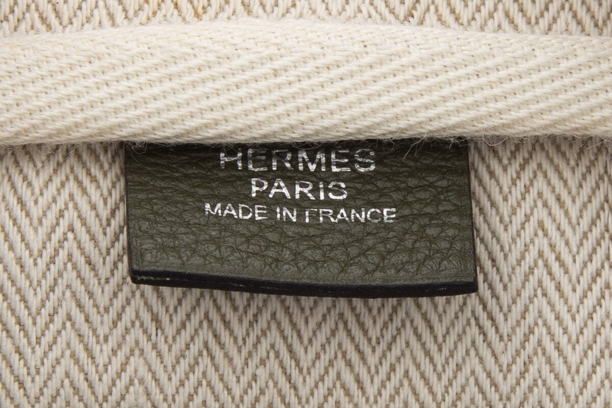 HermÃƒÆ’Ã‚Â¨s Green Victoria II Travel Handbag
