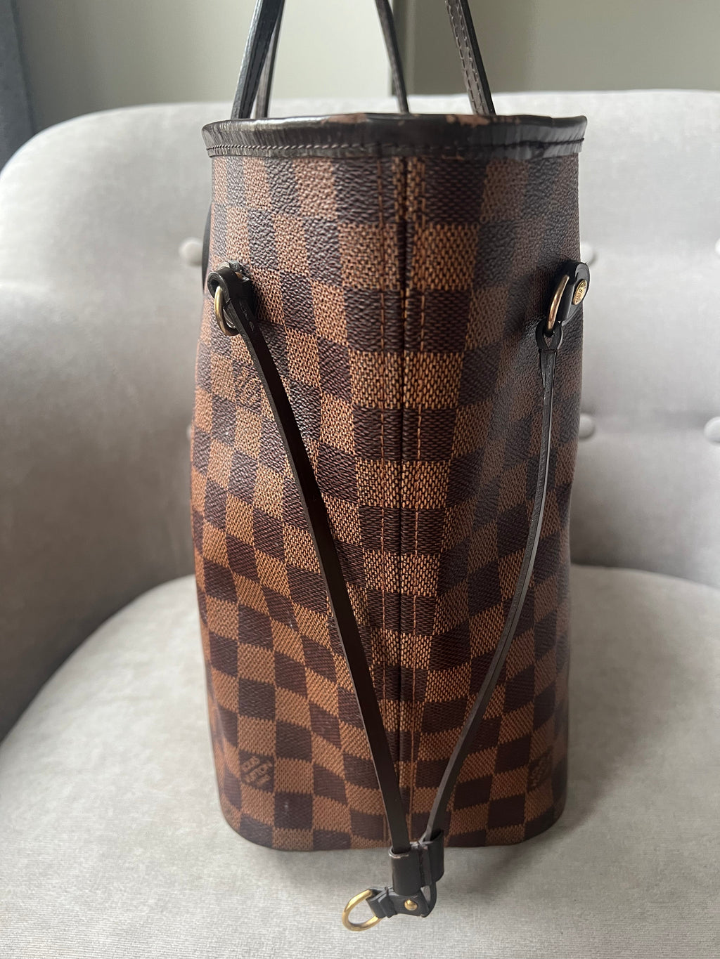 Louis Vuitton Neverfull MM Damier Ebene Cherry Interior (RRP £1,410)