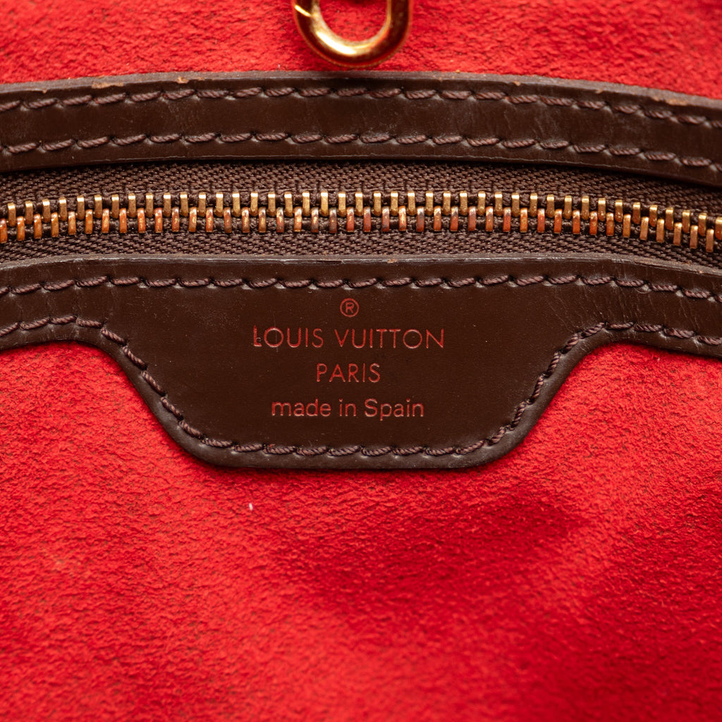 Brown Louis Vuitton Damier Ebene Hampstead PM Tote Bag