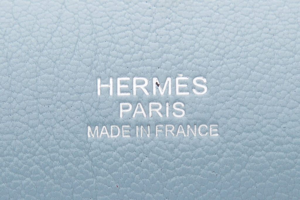 HermÃƒÆ’Ã‚Â¨s Jypsiere 28cm Clemence in Blue Jean Cross-Body